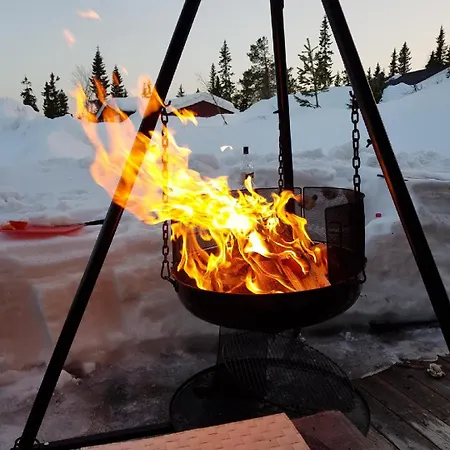 Hytta For 8 Personer Skiut/inn בקתה